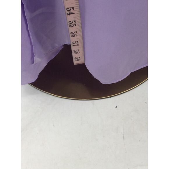 AW BRIDAL 12 L lilac purple bridesmaid formal cocktail party maxi dress NEW B159 - Picture 4 of 9